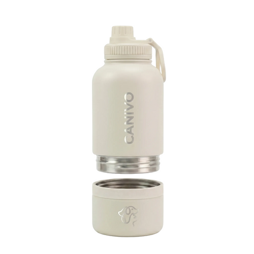 Lid-Wasserflasche Oat-Creme