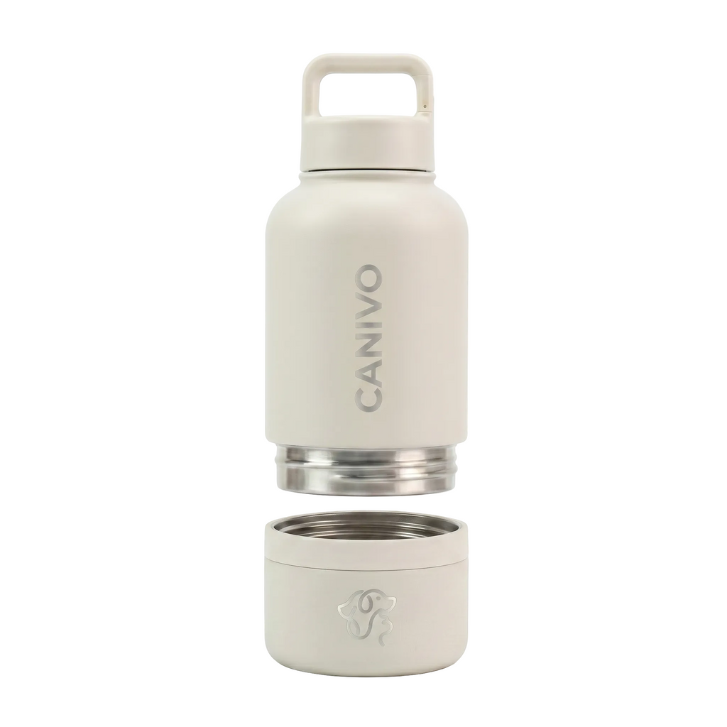 Clip-Wasserflasche Oat-Creme