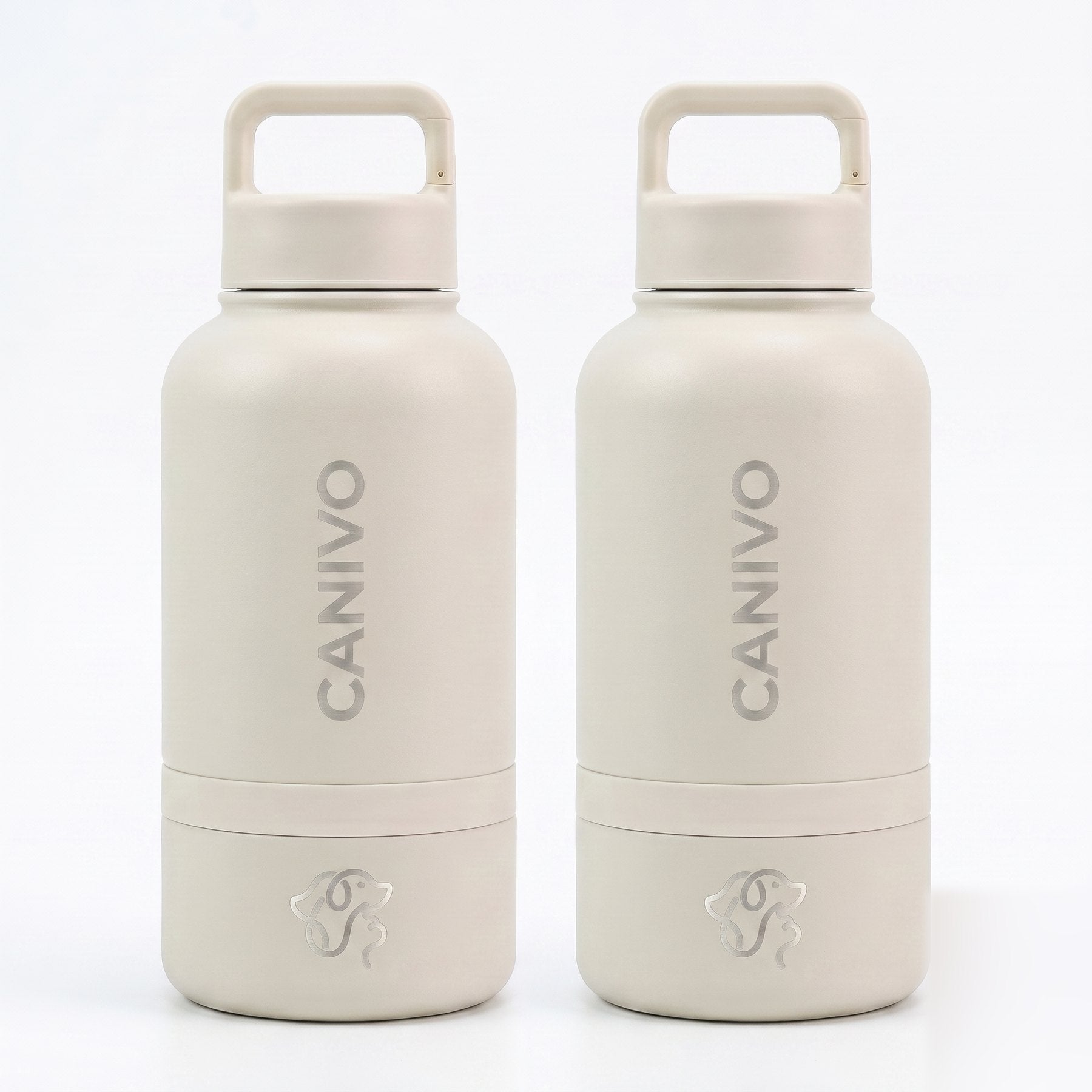 Zwei CANIVO Clip in Oat-Creme