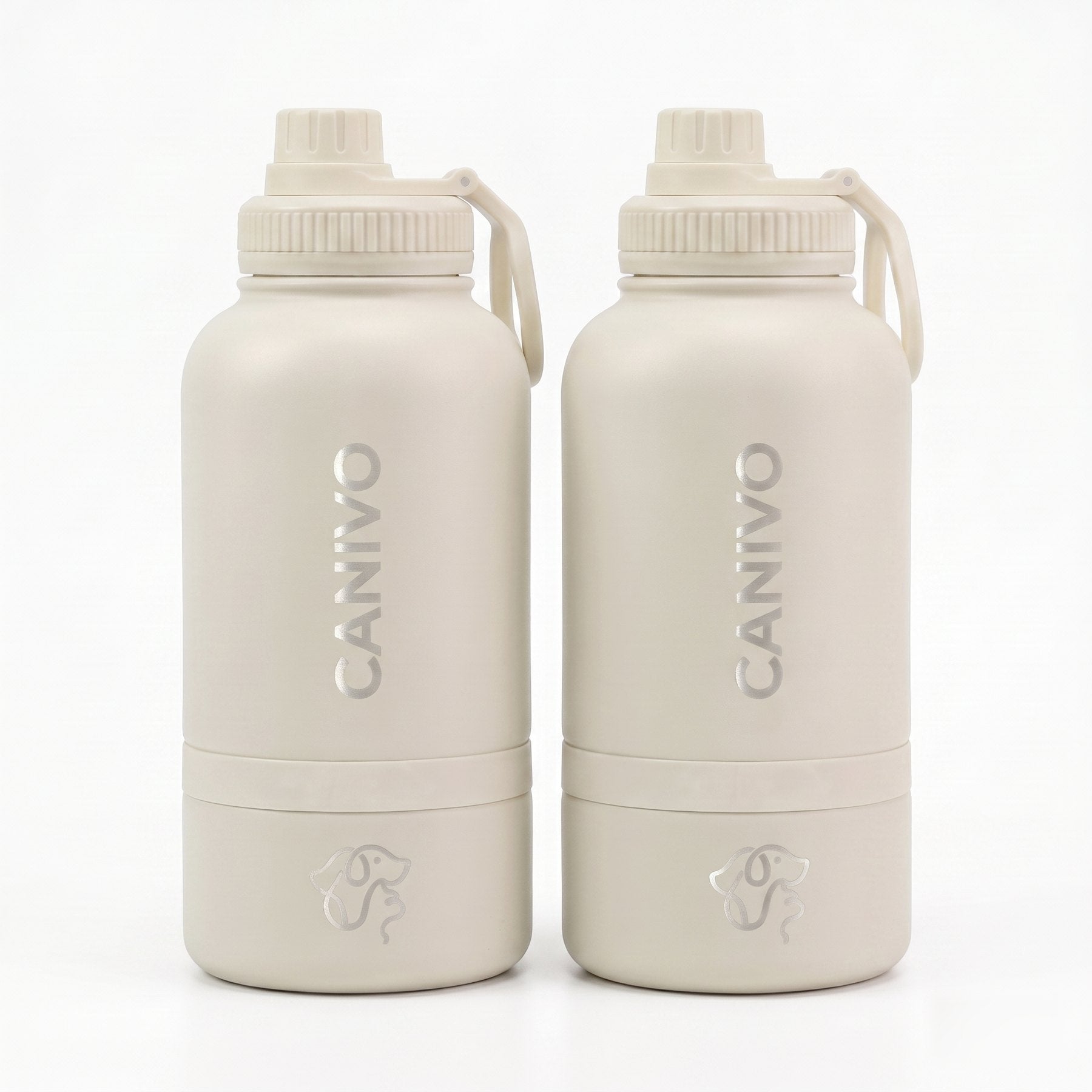 Zwei CANIVO Sip in Oat-Creme